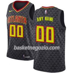 Canotte Uomo Atlanta Hawks Personalizzate Nike 2017-18 Nero Swingman
